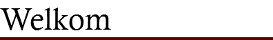 Welkom