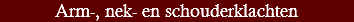 Arm-, nek- en schouderklachten